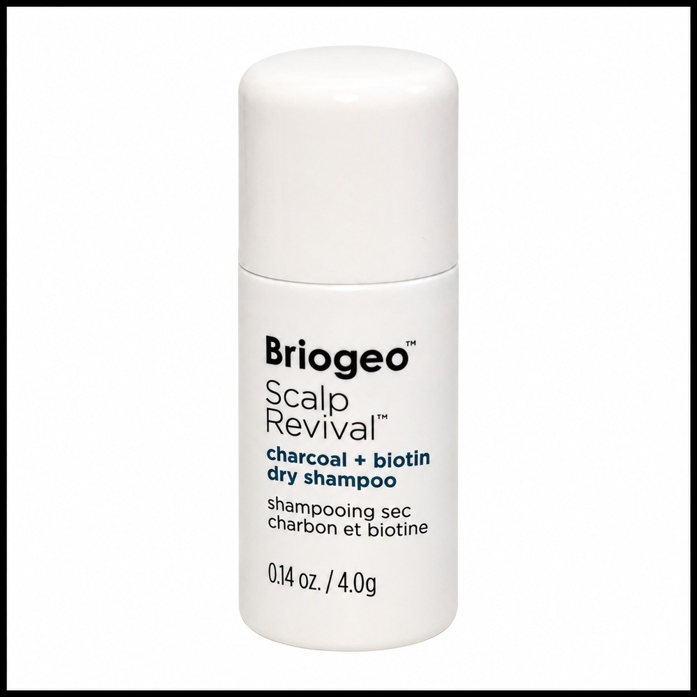 Briogeo Scalp Revival Charcoal + Biotin Dry Shampoo  .14oz Travel Size New